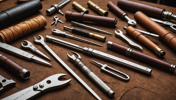 Outils pour le travail du cuir : guide complet pour débutants et experts